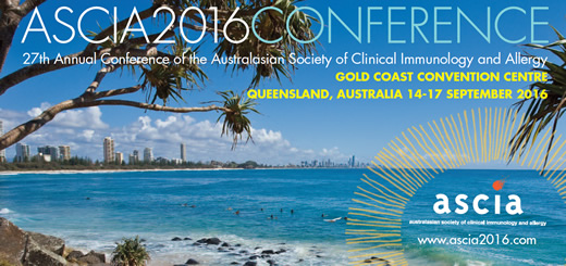 27th Annual Conference of ASCIA, 14-17 September 2016 Gold Coast Convention Centre