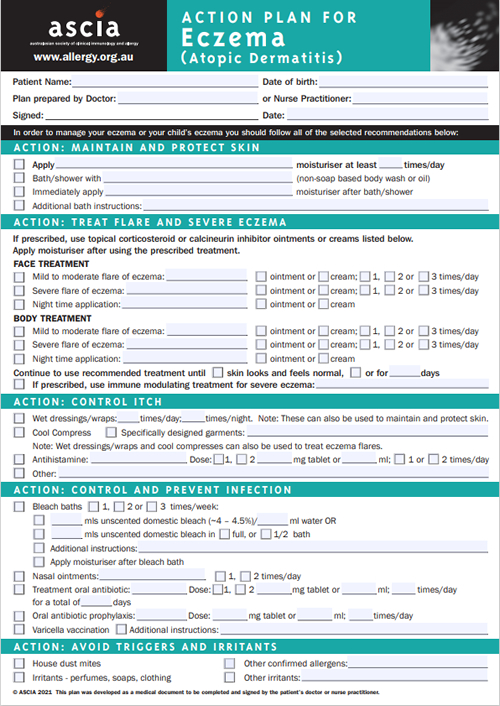 Ascia Action Plans First Aid Plans Treatment Plans And Checklists Australasian Society Of Clinical Immunology And Allergy Ascia Ascia Action Plans First Aid Plans Treatment Plans And Checklists Australasian Society Of Clinical Immunology And Allergy Ascia