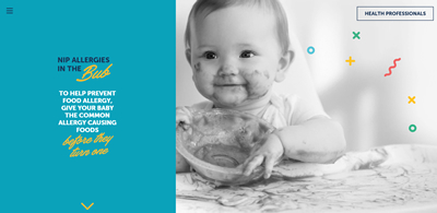 Nip Allergies in the Bub for food allergy prevention 