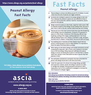 Peanut Allergy - Australasian Society of Clinical and Allergy (ASCIA)