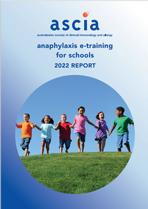 ASCIA Progress Report National Allergy Council School Project