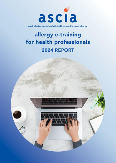 ASCIA Report Allergy etraining HP 2024