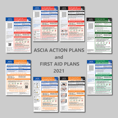ASCIA Action Plans and First Aid Plans 2021